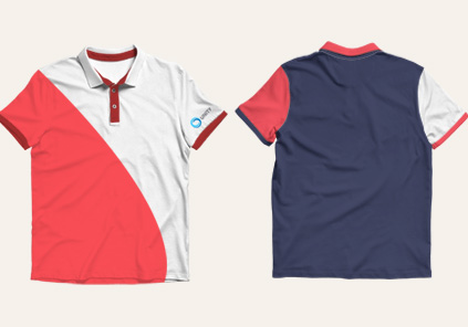 Multi Colour t shirt with company logo Image